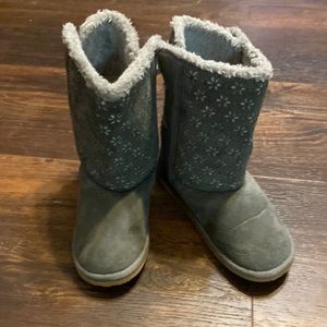 Crazy 8 Gray Boots Girls Size 2